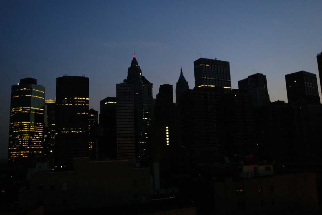 Blackout, New York City skyline