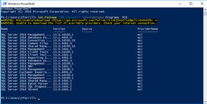 ferrill powershell server software get package