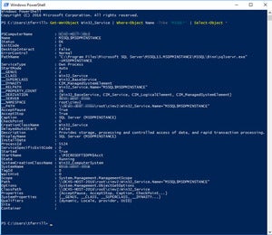 ferrill powershell server software service properties